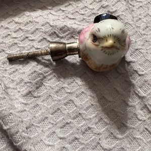 Two Decorative Bird Furniture Knobs